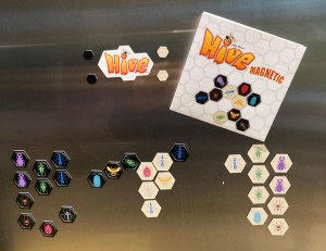 Hive Magnetic on fridge